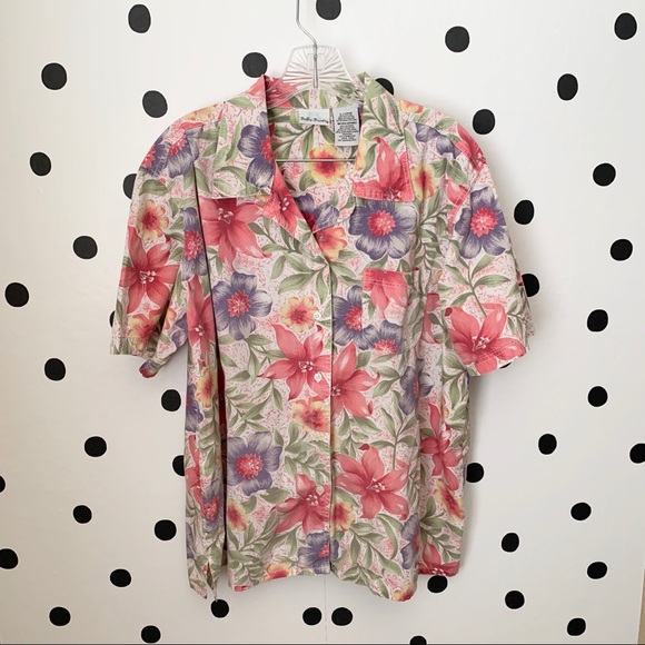 Bobbie Brooks Tops - 🔥30%OFF🔥EUC Bobbie Brook Hawaiian button down xl